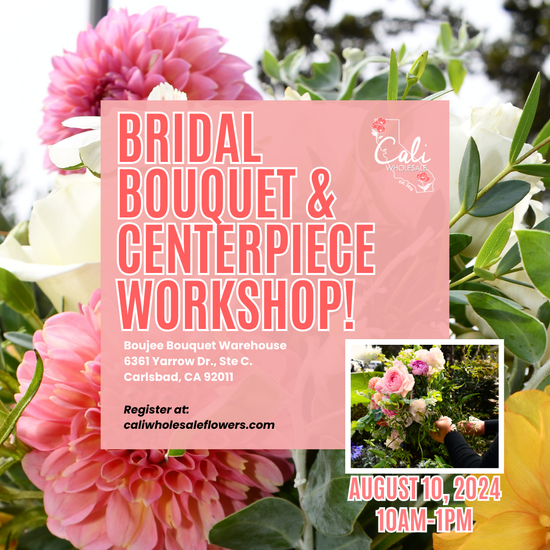 Elevate Your Floral Skills: Join Our August Floral Workshop in Carlsbad, CA!